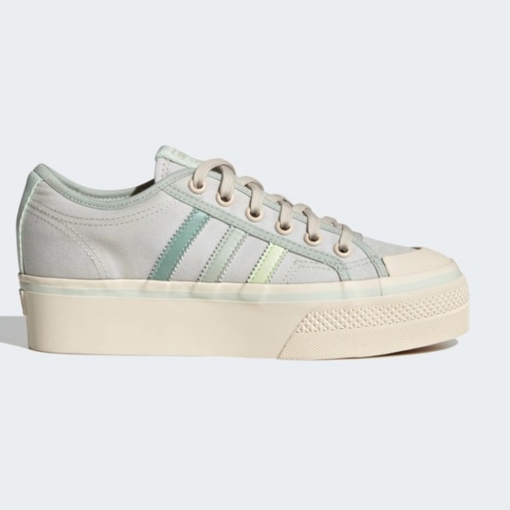 New Adidas x Parley NIZZA PLATFORM Sneakers Shoes size 7 NWOT